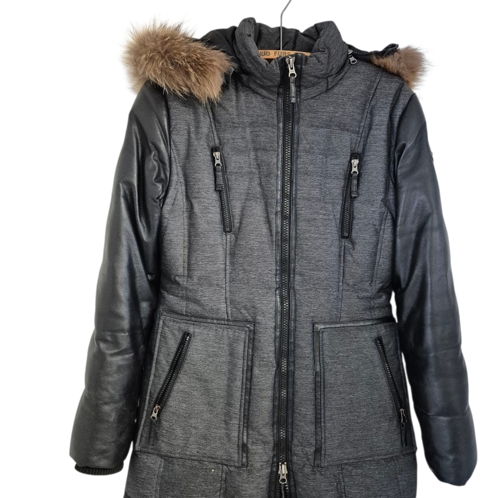 Women's Black Puffer Size S Coat